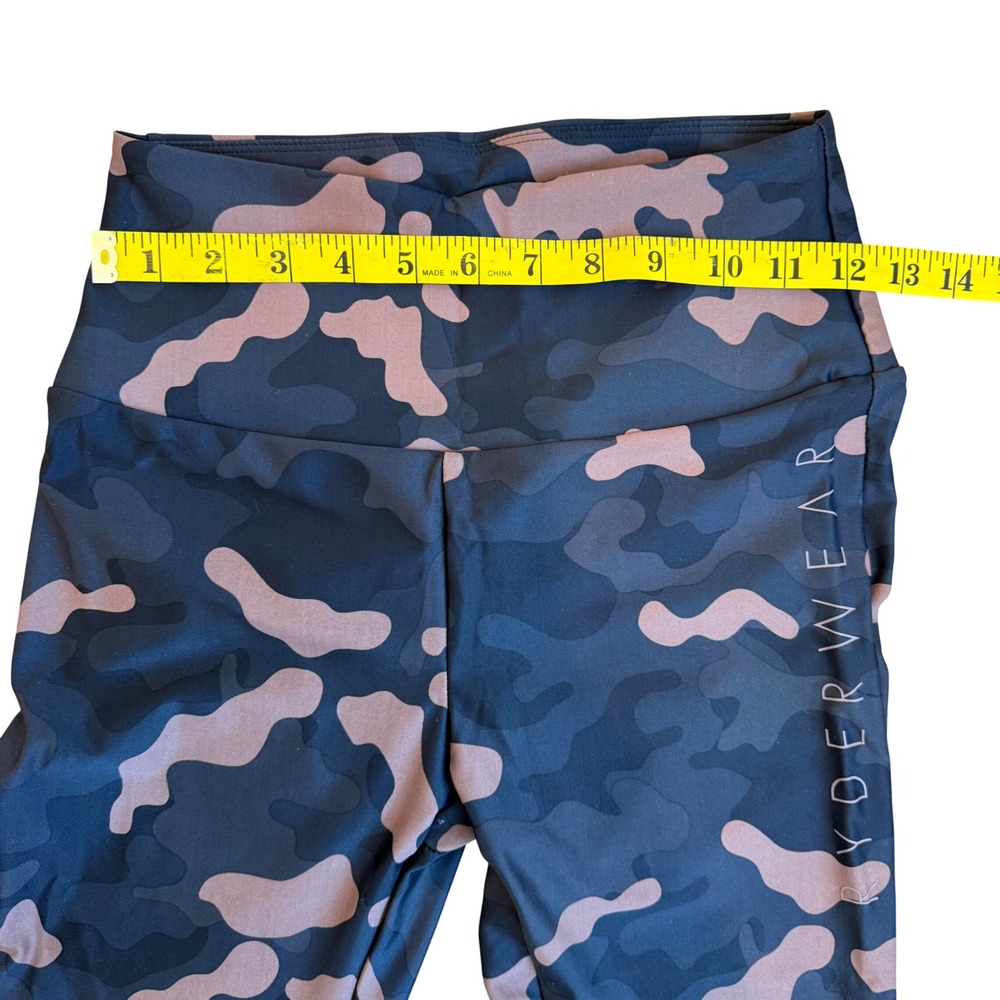 Ryderwear Camo Activewear Leggings High Waist Scrunch Bum Workout Pants S - Picture 13 of 13